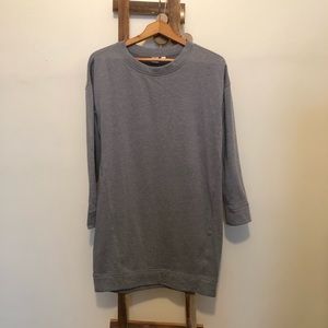 NWT Grey Sweatshirt Dress - small